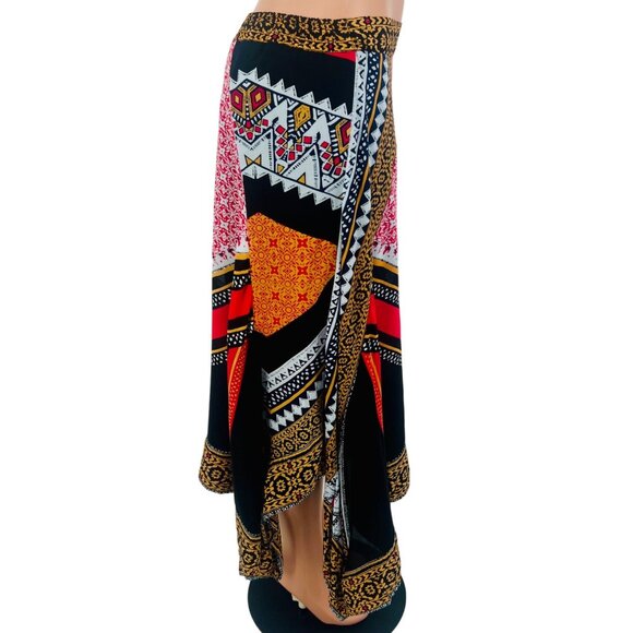 NWT Free People Bohemian Patchwork Handkerchief Hem Midi Skirt - Picture 12 of 16